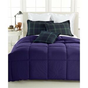 Lauren Ralph Lauren Color Down Alternative Queen Comforter Navy, New